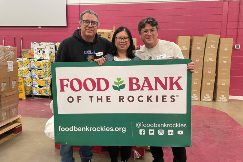 Together, we put together boxes with food for the 60+ seniors who lived around Denver. The crew assembled 673 boxes, a total of 21,738 lbs. of food, which is equal to 18,115 meals!