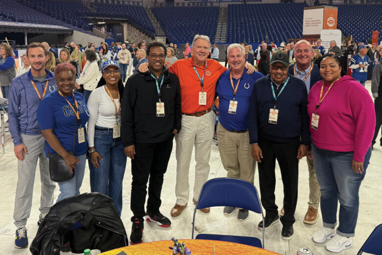 Team Shrewsberry attended the inaugural Gleaners' Huddle Against Hunger fundraiser, presented by the Indianapolis Colts.